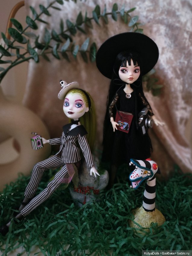 Битлджус! Битлджус! Битл — ООАК Monster High и Ever After High: репейнт