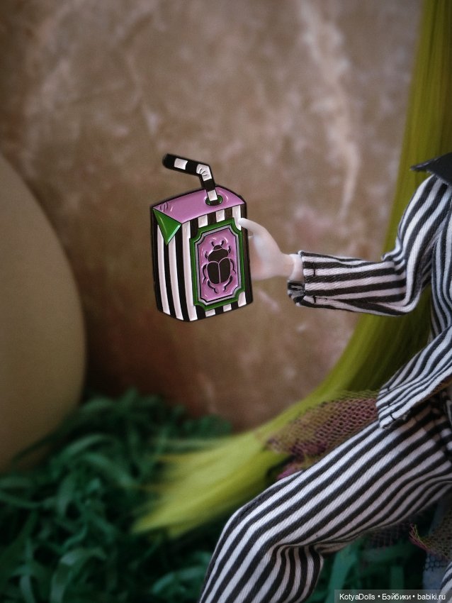 Битлджус! Битлджус! Битл — ООАК Monster High и Ever After High: репейнт (фото 7)