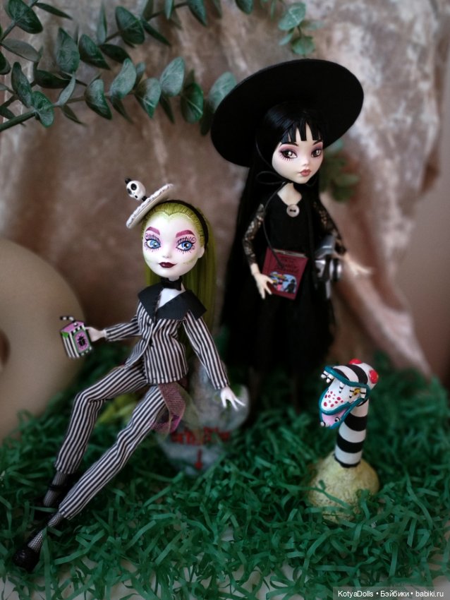 Битлджус! Битлджус! Битл — ООАК Monster High и Ever After High: репейнт