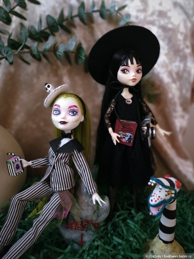 Битлджус! Битлджус! Битл — ООАК Monster High и Ever After High: репейнт