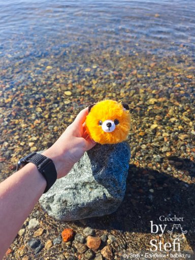 Пушистый лисик на прогулке