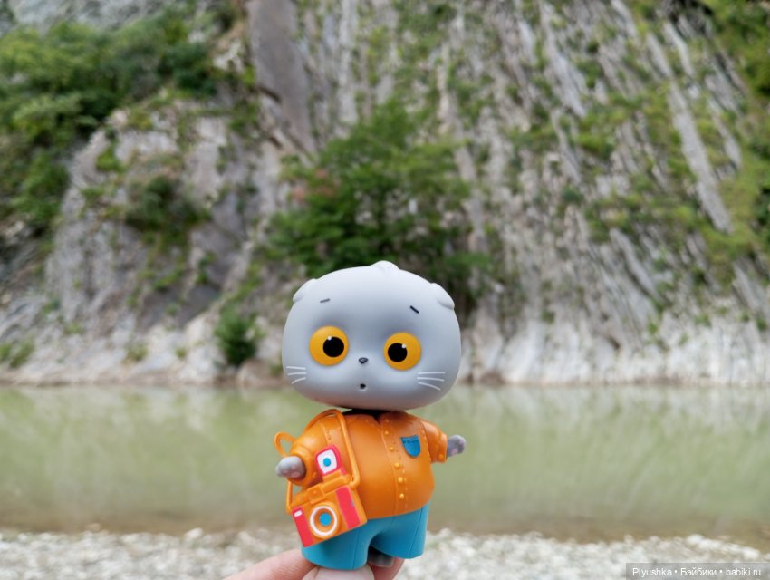 Крошка Басик - путешественник. Пшадские водопады