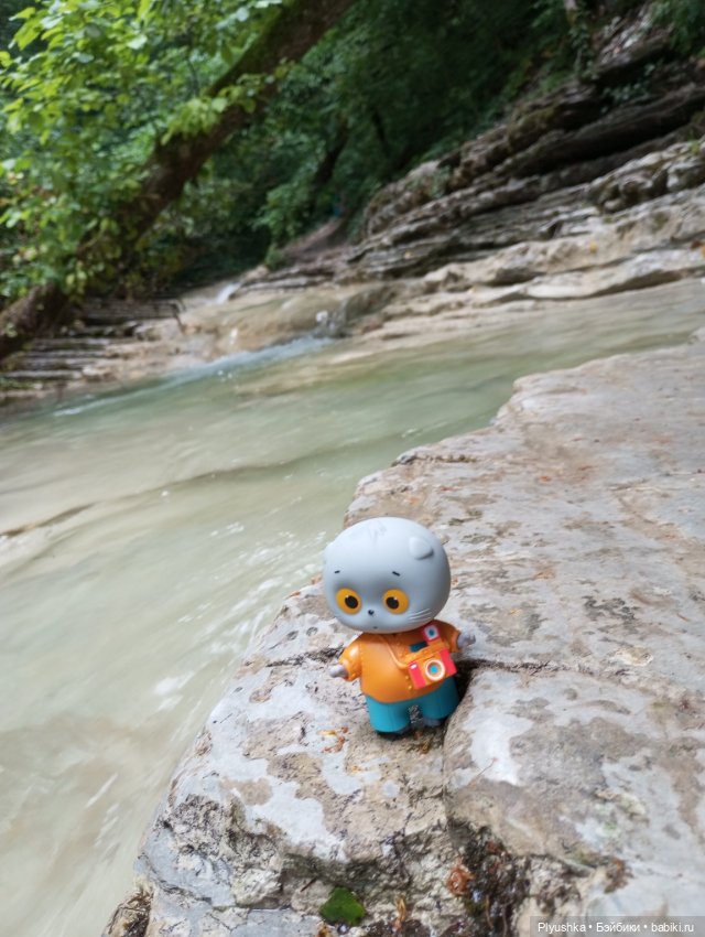 Крошка Басик - путешественник. Пшадские водопады