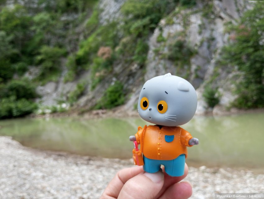 Крошка Басик - путешественник. Пшадские водопады (фото 3)