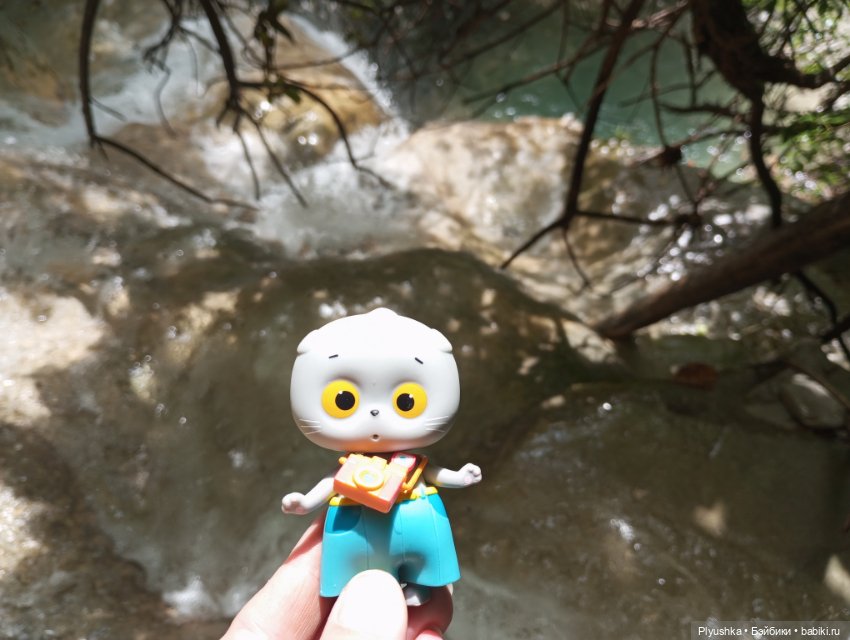 Крошка Басик - путешественник. Пшадские водопады