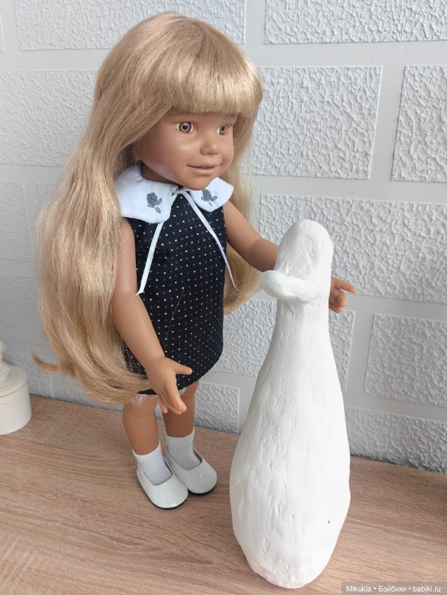 Платье для Дианки, или челлендж "Я тебя слепила, из того что было"))) (фото 4)