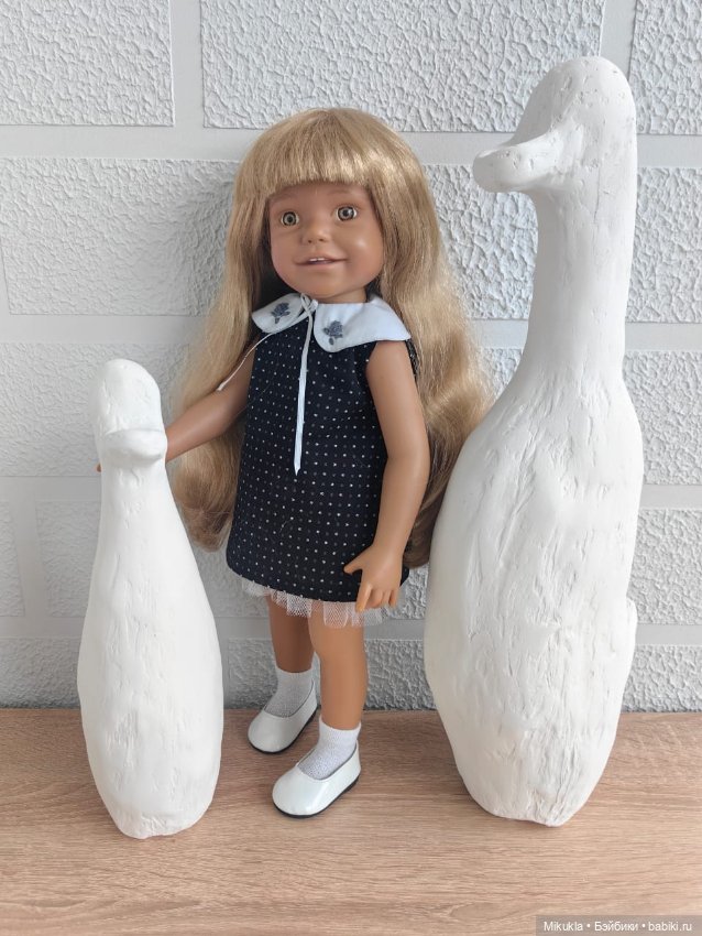 Платье для Дианки, или челлендж "Я тебя слепила, из того что было"))) (фото 6)