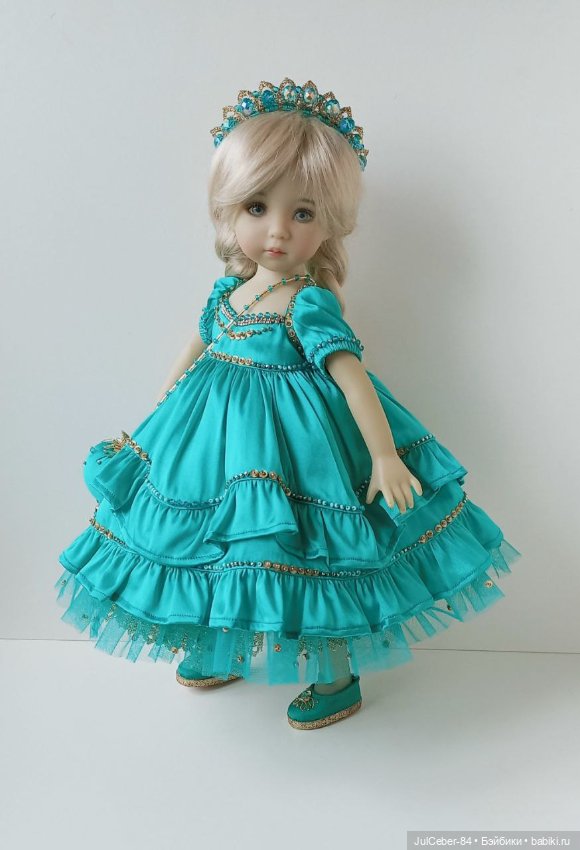 Малахит + золото — Одежда и обувь для кукол своими руками: фото (фото 2)