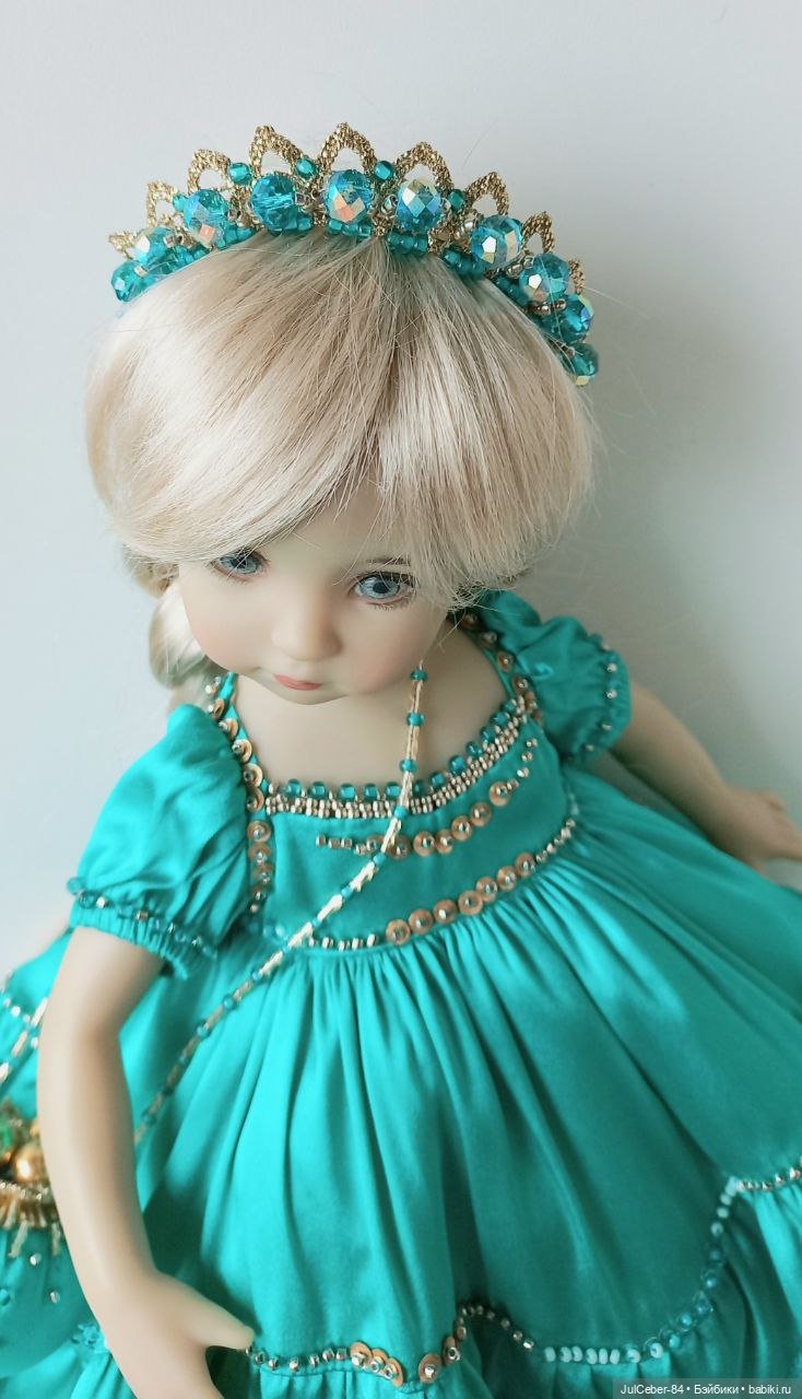 Малахит + золото — Одежда и обувь для кукол своими руками: фото (фото 8)
