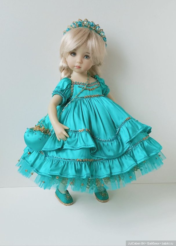 Малахит + золото — Одежда и обувь для кукол своими руками: фото (фото 10)