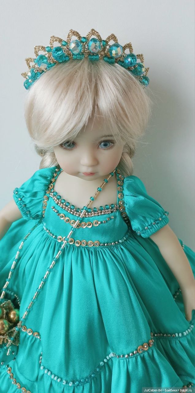 Малахит + золото — Одежда и обувь для кукол своими руками: фото (фото 6)