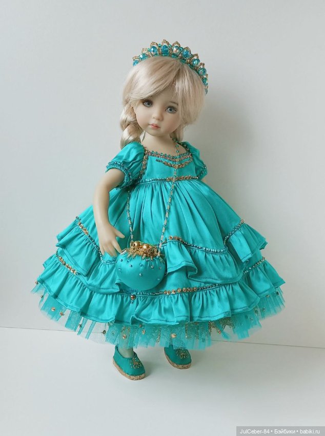 Малахит + золото — Одежда и обувь для кукол своими руками: фото (фото 3)