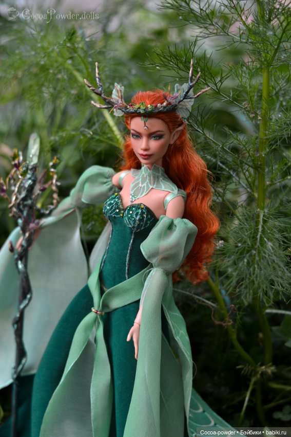 Королева фей — ООАК и кастом Барби (Barbie): репейнт (фото 10)