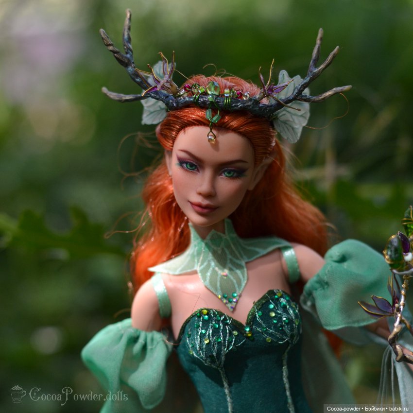 Королева фей — ООАК и кастом Барби (Barbie): репейнт