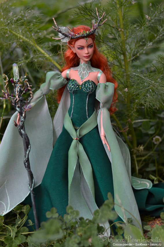 Королева фей — ООАК и кастом Барби (Barbie): репейнт (фото 4)