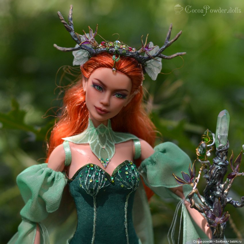 Королева фей — ООАК и кастом Барби (Barbie): репейнт (фото 7)