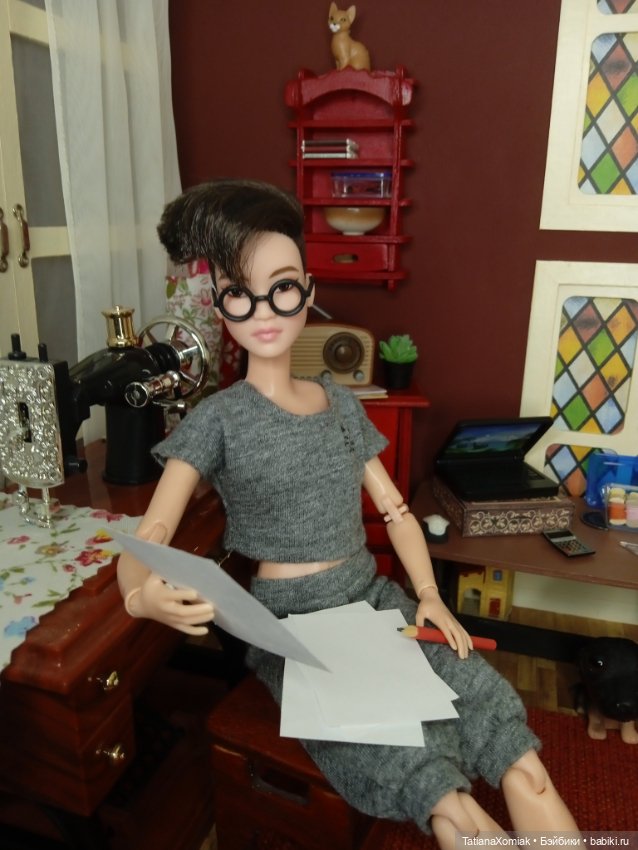 Ателье для кукол "Мышкин дом" наряд для профессора (фото 2)