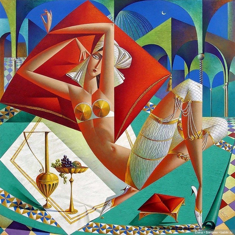 Кубизм - работы Георгия Курасова