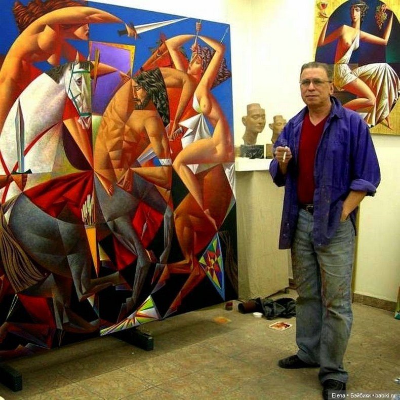 Кубизм - работы Георгия Курасова