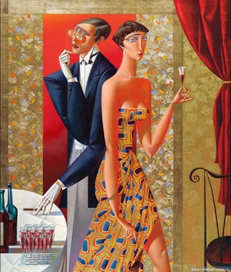 Кубизм - работы Георгия Курасова