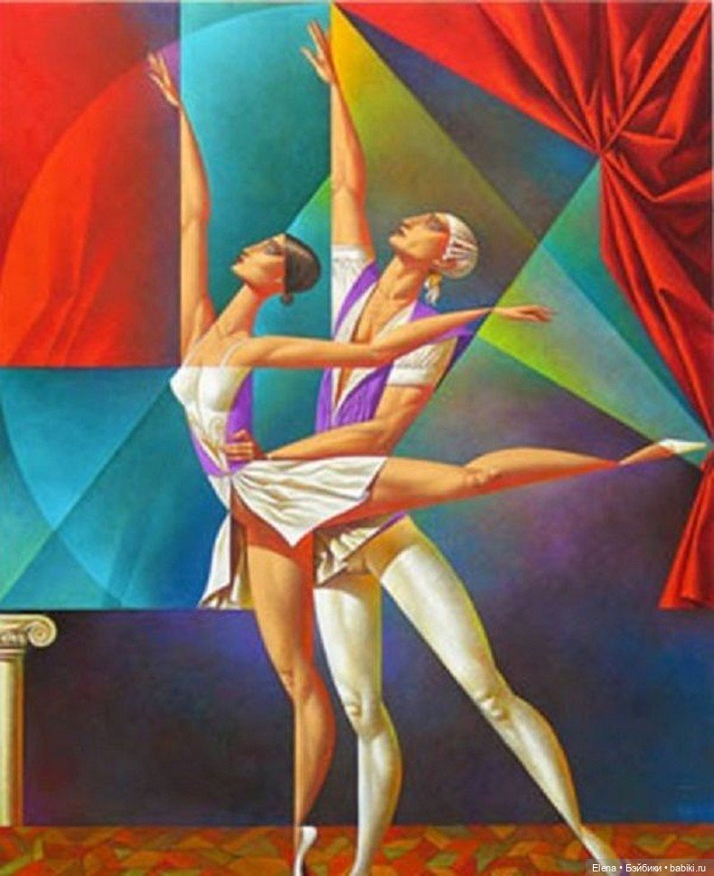 Кубизм - работы Георгия Курасова