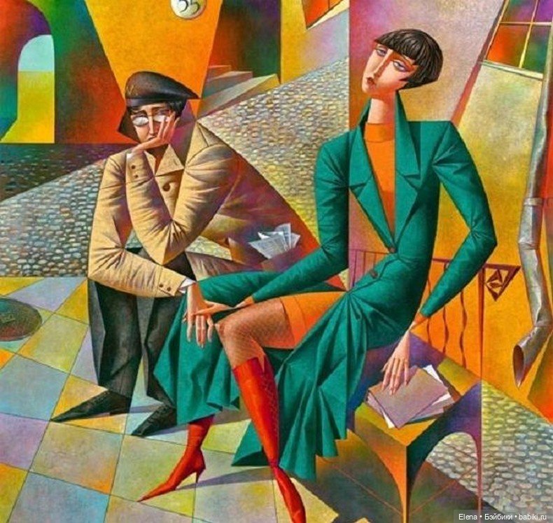 Кубизм - работы Георгия Курасова