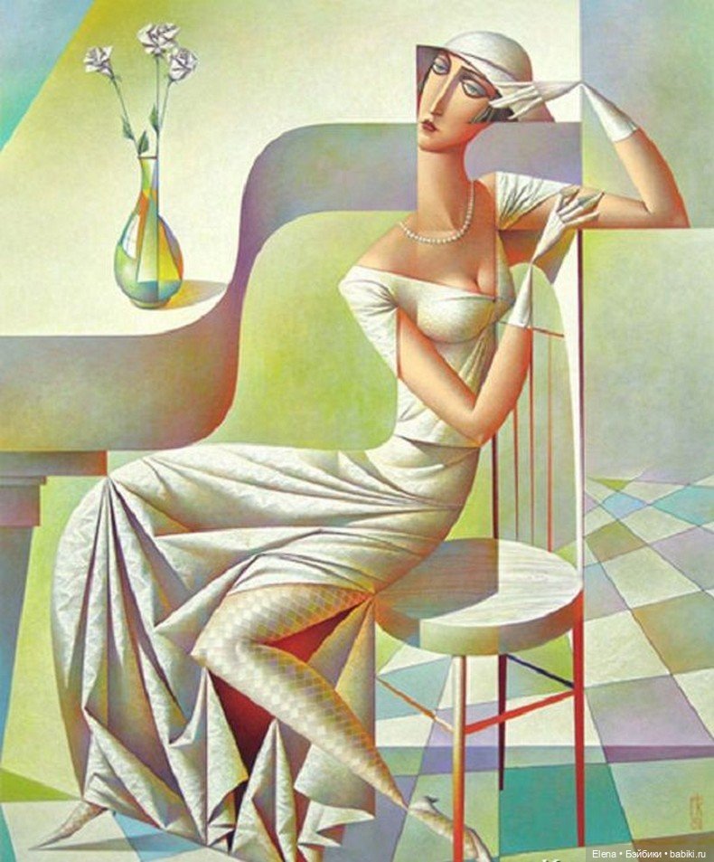 Кубизм - работы Георгия Курасова