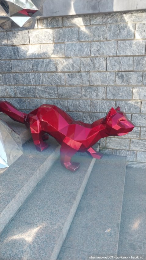 Топиарные скульптуры на Набережной р.Ангары