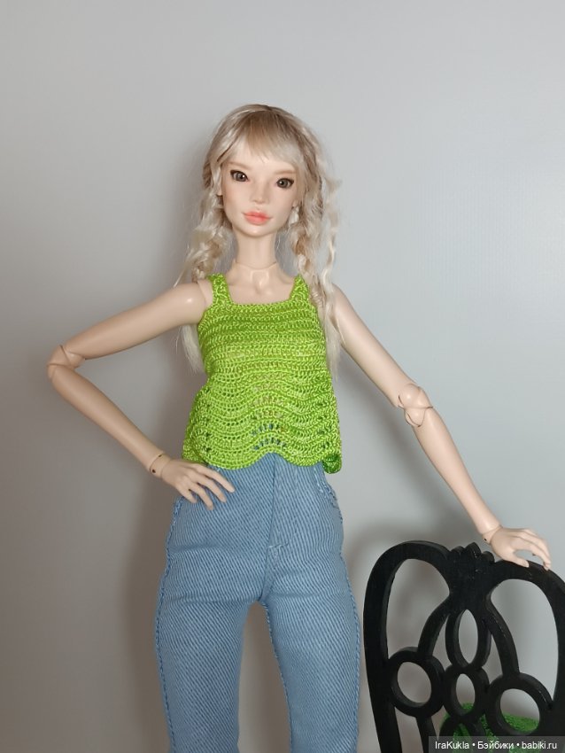 Яркий зелёный — Одежда и обувь для кукол BJD (БЖД): 1/3