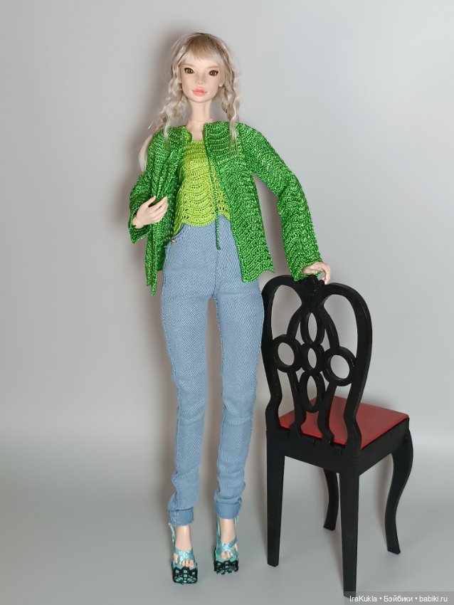 Яркий зелёный — Одежда и обувь для кукол BJD (БЖД): 1/3 (фото 10)