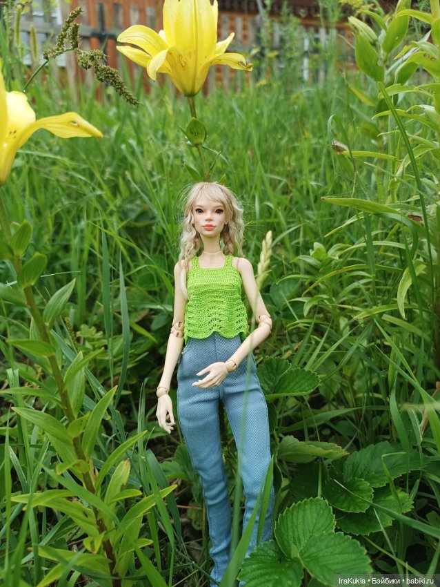 Яркий зелёный — Одежда и обувь для кукол BJD (БЖД): 1/3