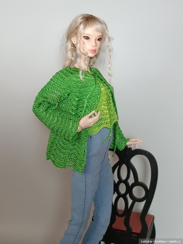 Яркий зелёный — Одежда и обувь для кукол BJD (БЖД): 1/3