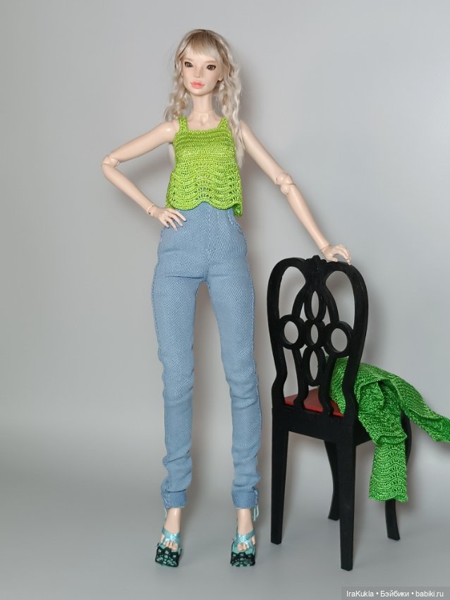 Яркий зелёный — Одежда и обувь для кукол BJD (БЖД): 1/3