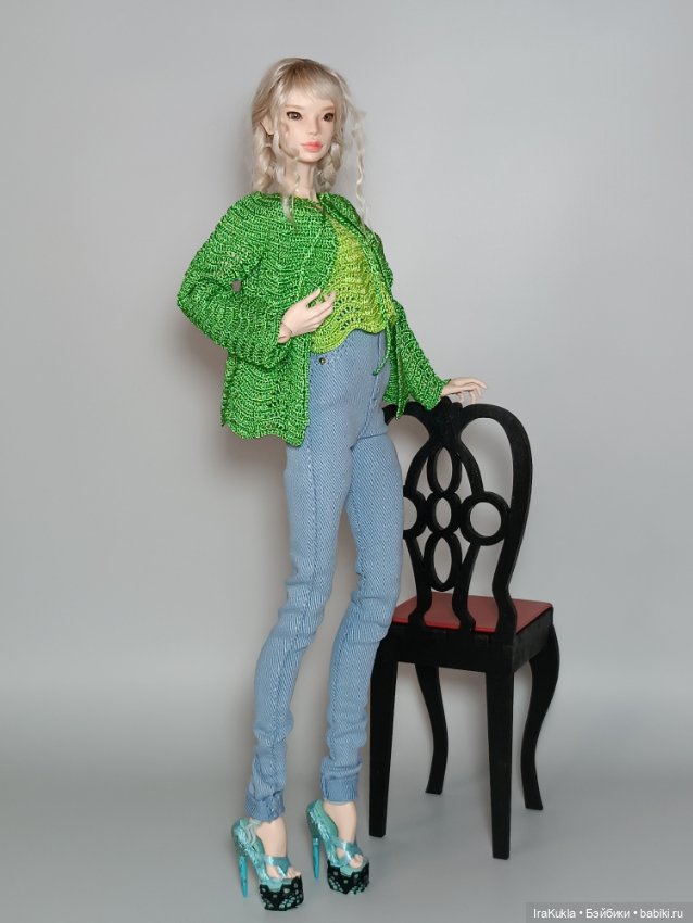 Яркий зелёный — Одежда и обувь для кукол BJD (БЖД): 1/3