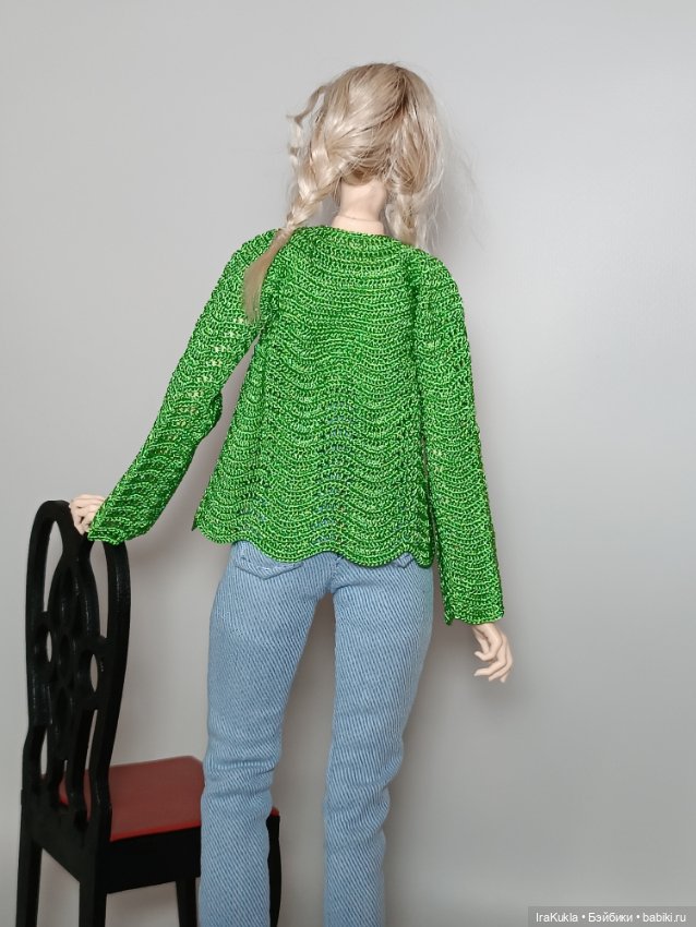 Яркий зелёный — Одежда и обувь для кукол BJD (БЖД): 1/3 (фото 7)