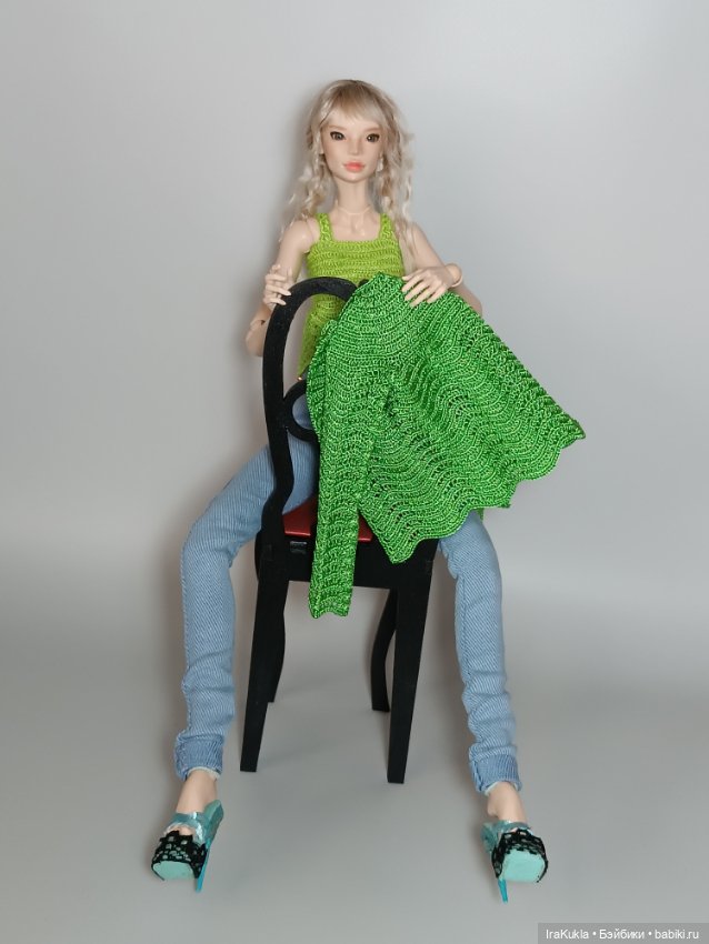 Яркий зелёный — Одежда и обувь для кукол BJD (БЖД): 1/3