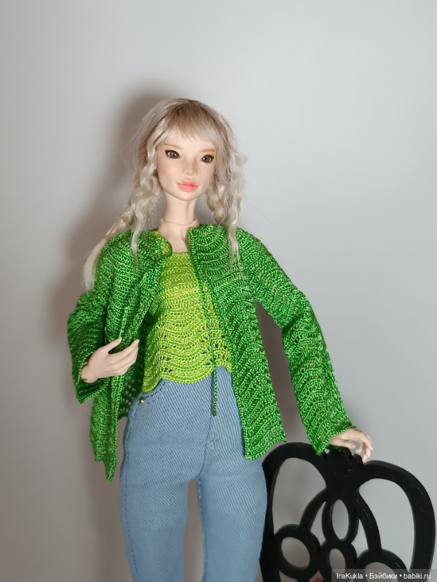 Яркий зелёный — Одежда и обувь для кукол BJD (БЖД): 1/3 (фото 9)