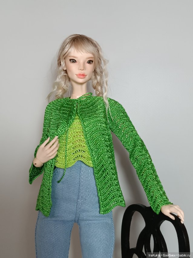 Яркий зелёный — Одежда и обувь для кукол BJD (БЖД): 1/3 (фото 3)