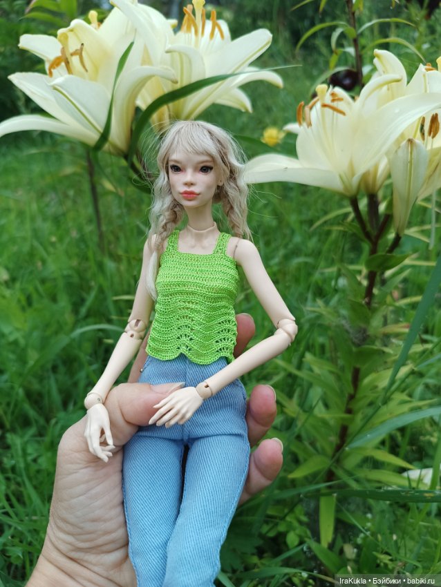 Яркий зелёный — Одежда и обувь для кукол BJD (БЖД): 1/3