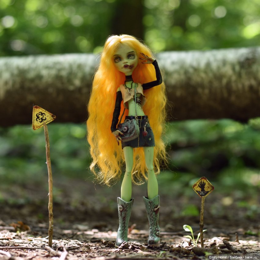 Зомби-модница Венера — ООАК Monster High и Ever After High: репейнт