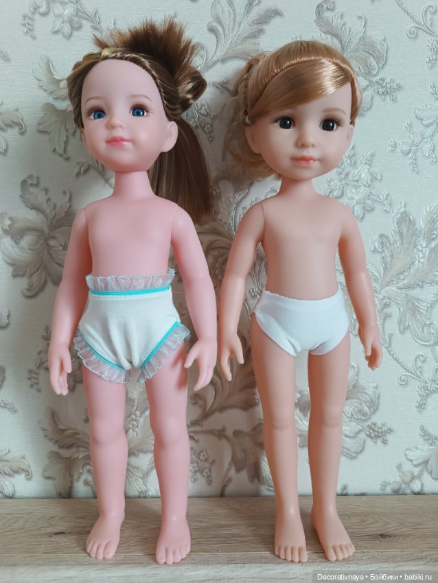 Элена и Милли (размеры и пропорции)