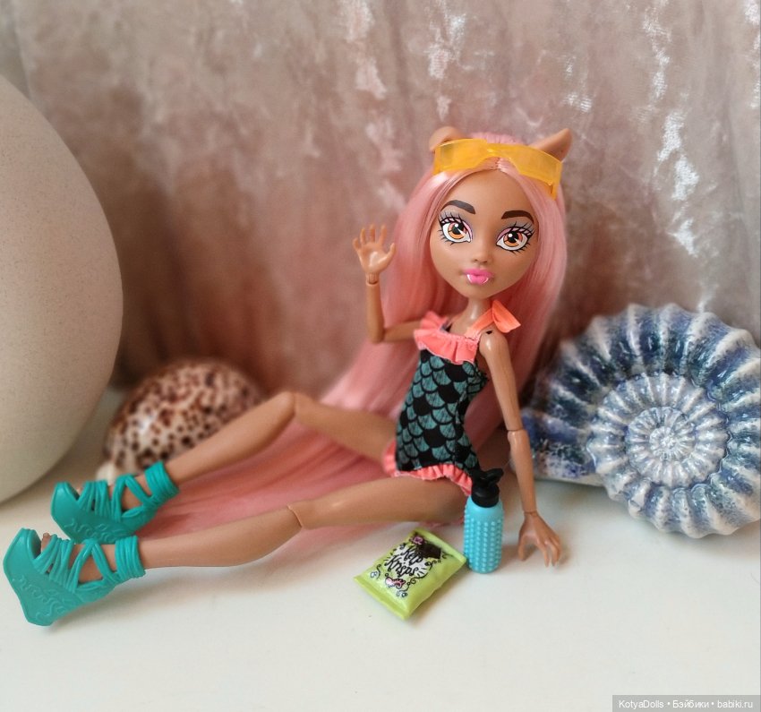 Пора в отпуск! ☀️🌊🌴 — ООАК Monster High и Ever After High: репейнт (фото 4)