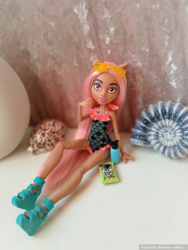 Пора в отпуск! ☀️🌊🌴 — ООАК Monster High и Ever After High: репейнт (фото 6)