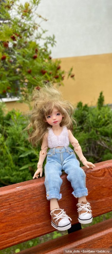 Тинка на прогулке — Домашние фото авторских кукол: личные коллекции