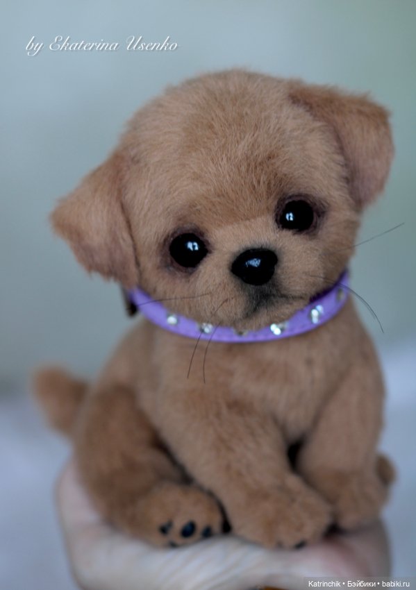 Щенуля — Авторские игрушки из разных материалов: синельная проволока