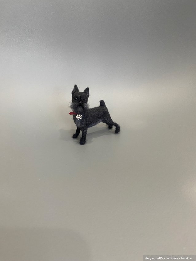 Аффен пинчер — Валяные игрушки из шерсти: сухое валяние