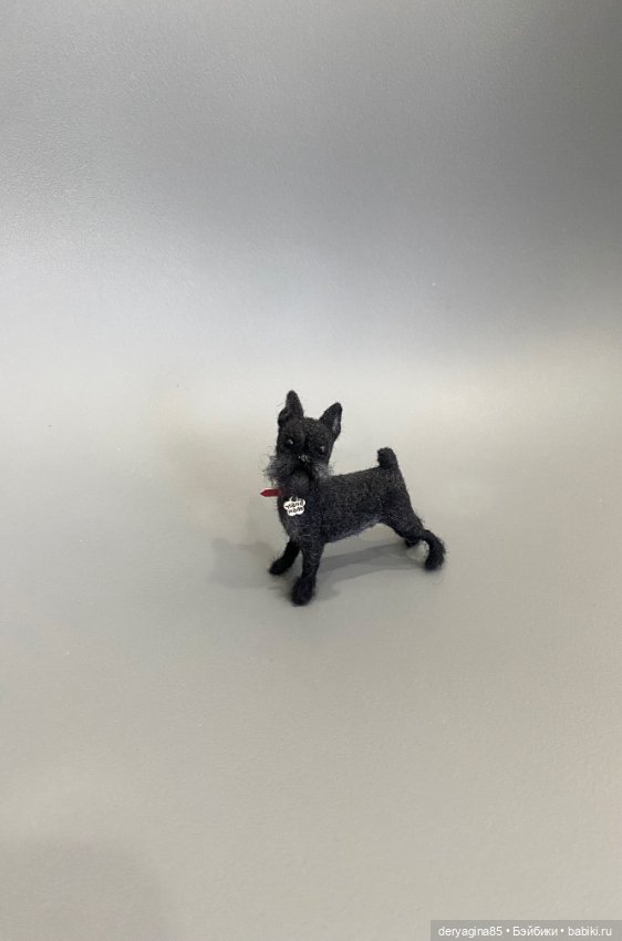 Аффен пинчер — Валяные игрушки из шерсти: сухое валяние (фото 3)