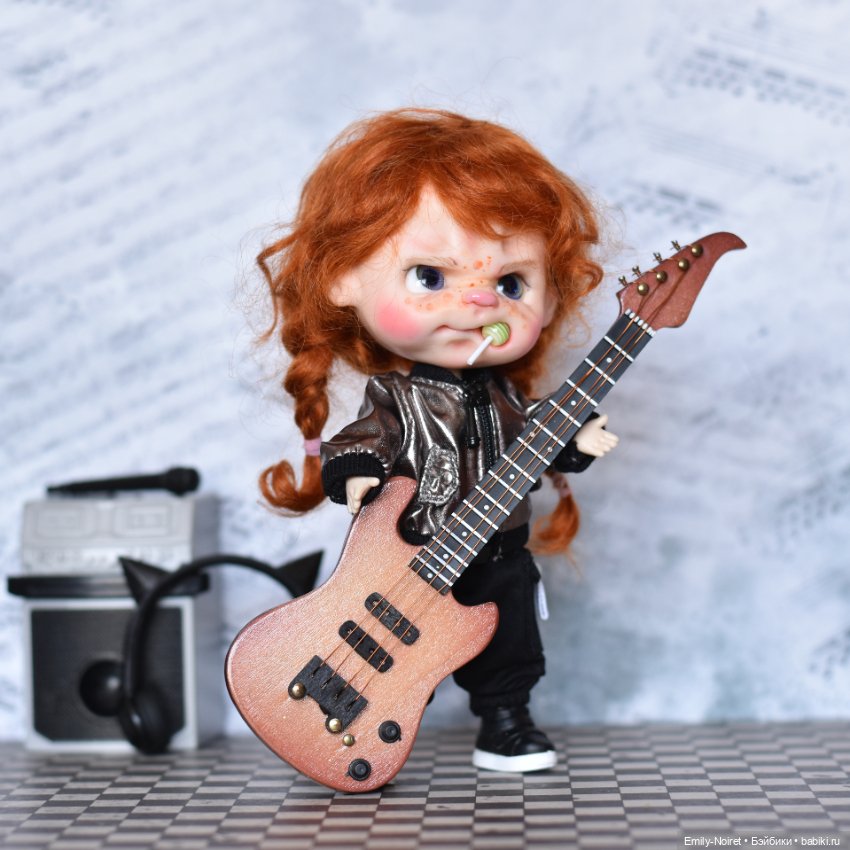 Звезда караоке — Домашние фото авторских кукол: личные коллекции (фото 5)