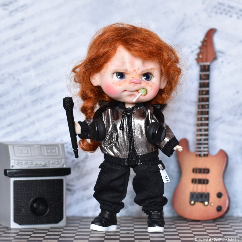 Звезда караоке — Домашние фото авторских кукол: личные коллекции