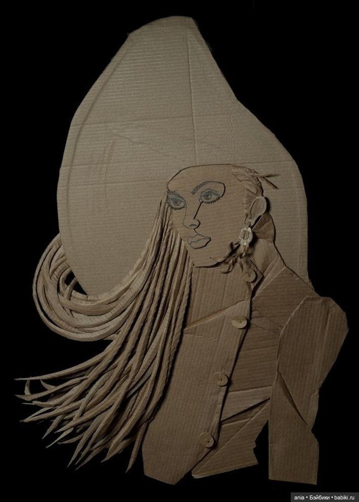 Картонные скульптуры Ali Golzad (фото 7)